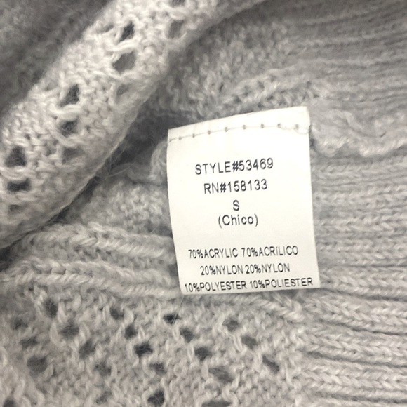 NEW- OVERSIZED STACCATO V-NECK CARDIGAN BUTTON SWEATER - Picture 7 of 7